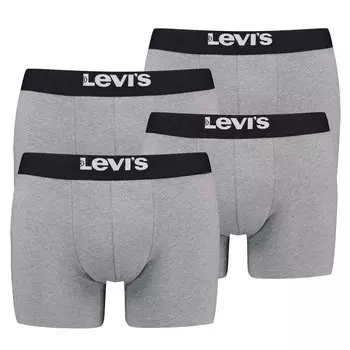Боксеры Levis Boxershort 4 шт, цвет Grau Melange