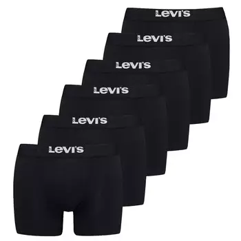 Боксеры Levis Boxershort 6 шт, черный