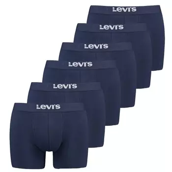 Боксеры Levis Boxershort 6 шт, темно-синий