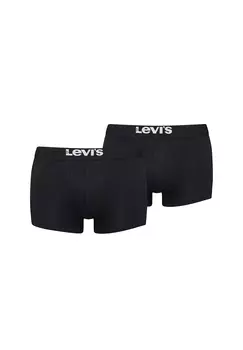 Боксеры Levis Boxershorts LEVIS MEN SOLID BASIC TRUNK ORGANIC CO 2 шт, черный