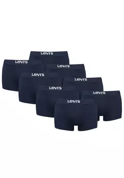 Боксеры Levis Boxershorts LEVIS MEN SOLID BASIC TRUNK ORGANIC CO 8 шт, темно-синий