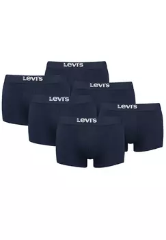 Боксеры Levis Boxershorts LEVIS MEN SOLID BASIC TRUNK ORGANIC CO 6 шт, темно-синий