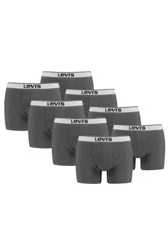 Боксеры Levis Boxershorts LEVIS MEN VINTAGE HEATHER BOXER BRIEF 8 шт, черный