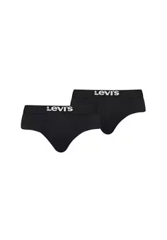 Боксеры Levis Boxershorts MEN SOLID BASIC BRIEF ORGANIC CO 2 шт, черный