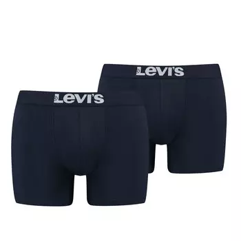 Боксеры Levis BoxershortsLEVIS Men Solid Basic Boxer Brief 2Pin321 - navy, цвет BoxershortsLEVIS Men Solid Basic Boxer Brief 2Pin321 - navy