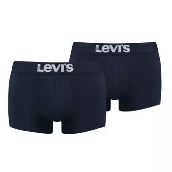 Боксеры Levis BoxershortsSolid Basic Trunk 2Pin321 - navy, цвет BoxershortsSolid Basic Trunk 2Pin321 - navy
