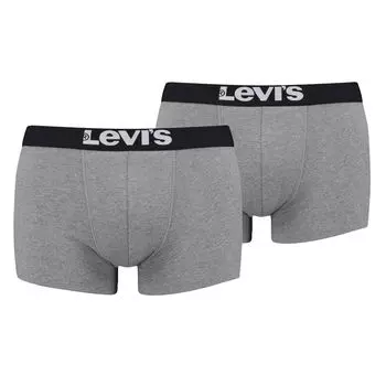 Боксеры Levis s 2 шт, цвет Grau melange
