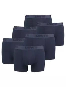 Боксеры Levis short 6er Pack, темно-синий