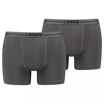 Боксеры Levis Tencel Slip 2 шт, серый