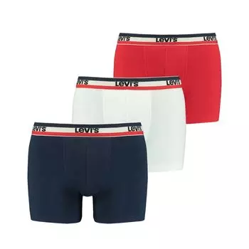 Боксеры Levis Trunk LEVIS MEN SPRTSWR LOGO BOXER BRIEF 3P, цвет verschiedene