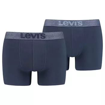 Боксеры Levis Vintage Heather Cotton Slip 2 шт, синий