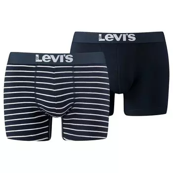Боксеры Levis Vintage Striped YD 2 шт, черный