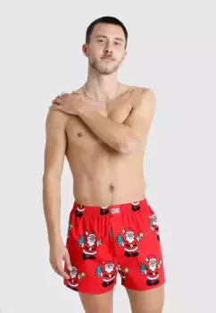 Боксеры Lousy Livin "Санта" с принтом Санта-Клауса, красный