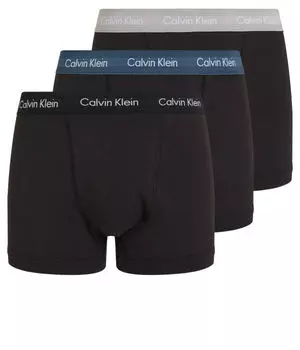 Боксеры мужские Calvin Klein Underwear с логотипом бренда 3 шт, синий