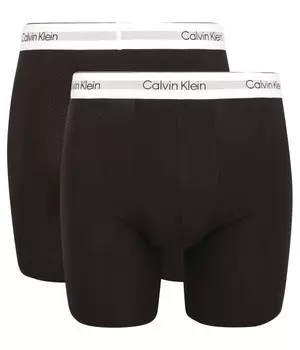 Боксеры мужские Calvin Klein Underwear с логотипом 2 шт, черный