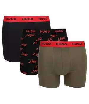 Боксеры мужские Hugo Bodywear хлопковые 3 шт, мультиколор