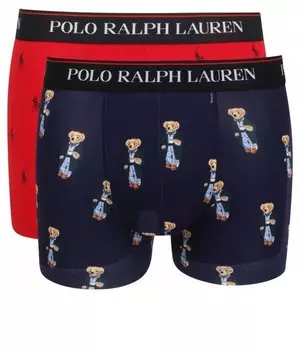 Боксеры мужские Polo Ralph Lauren с принтом 2 шт, мультиколор