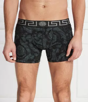 Боксеры мужские Versace с принтом, черный