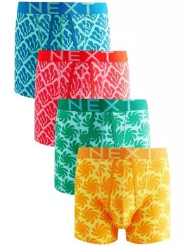 Боксеры Next, цвет Blue/Green/Orange/Red