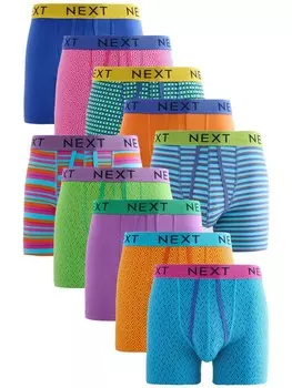 Боксеры Next, цвет Blue/Green/Purple/Orange/Pink
