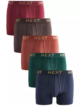 Боксеры Next, цвет Navy/Brown/Emerald/Orange/Red
