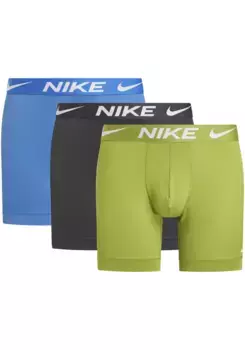 Боксеры NIKE Underwear (упаковка, 3 шт.), с контрастной фирменной этикеткой, антрацит