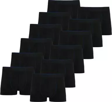 Боксеры normani 12 x Herren Baumwoll-Boxershorts, темно-синий