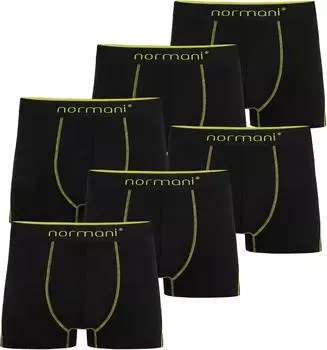 Боксеры normani 6 Herren Baumwoll-Boxershorts, желтый