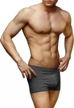 Боксеры normani 6 Herren Boxershorts aus Viskose, антрацит
