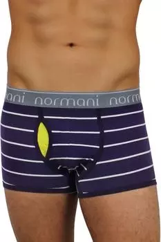 Боксеры normani 6 Stck Retro Boxershorts aus Baumwolle, цвет Purple Stripes