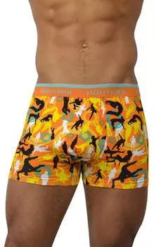 Боксеры normani 6 Stck Retro Boxershorts aus Baumwolle, цвет Dance and Style/Orange