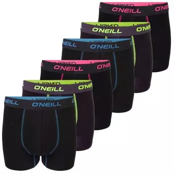 Боксеры O'Neill Trunk Plain 6 шт, разноцветный