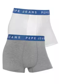 Боксеры Pepe Jeans (2 шт.), облегающие, белый
