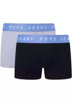 Боксеры Pepe Jeans (2 шт.), облегающие, черный