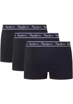 Боксеры Pepe Jeans (комплект, 3 шт.), черный