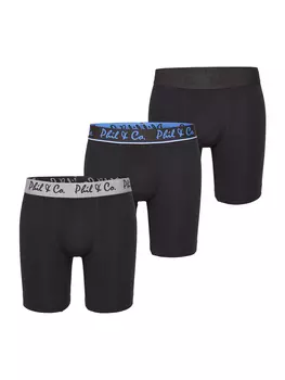Боксеры Phil & Co Berlin Retro Pants Jersey Long Boxer, черный