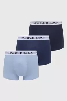 Боксеры Polo Ralph Lauren, 3 шт, синий