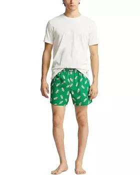Боксеры Polo Ralph Lauren Classic Fit Cotton Woven, цвет White/Cruise Navy PP