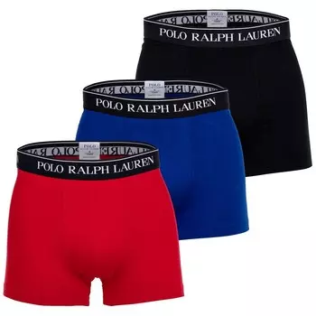 Боксеры Polo Ralph Lauren CLASSIC, синий/кроваво-красный/черный