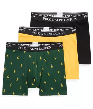 Боксеры Polo Ralph Lauren с логотипом 3 шт, мультиколор