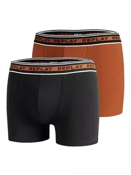 Боксеры REPLAY, цвет Cognac/Black
