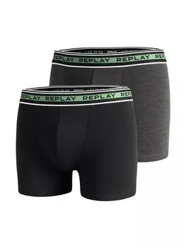 Боксеры Replay Trunks 2er Pack, темно-серый