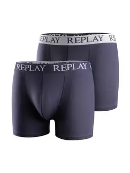 Боксеры Replay Trunks 2er Pack, темно-синий