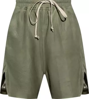 Боксеры Rick Owens Leather Boxers 'Moss', зеленый