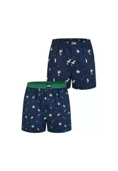 Боксеры рождественские шорты подарок рождественский мотив Happy Shorts, цвет christmas sea gulls