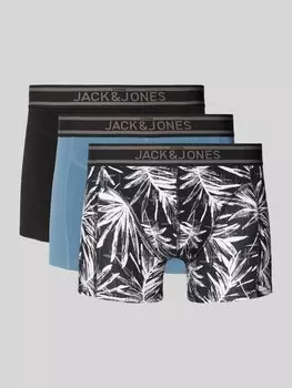 Боксеры с эластичной резинкой на поясе, модель «RICHARD», в упаковке 3 шт Jack & Jones, черный