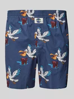 Боксеры с эластичным поясом Deal, синий