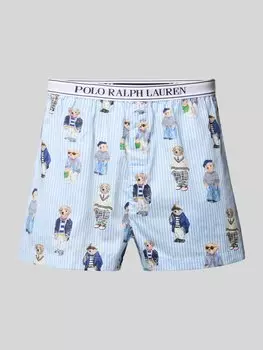 Боксеры с эластичным поясом Polo Ralph Lauren, светло-голубой