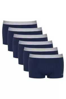 Боксеры с чистым дизайном - 6 пар Sloggi, синий