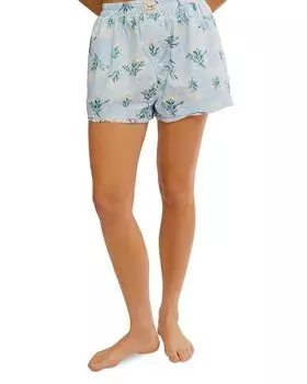 Боксеры с цветочным принтом Day To Day Free People, синий